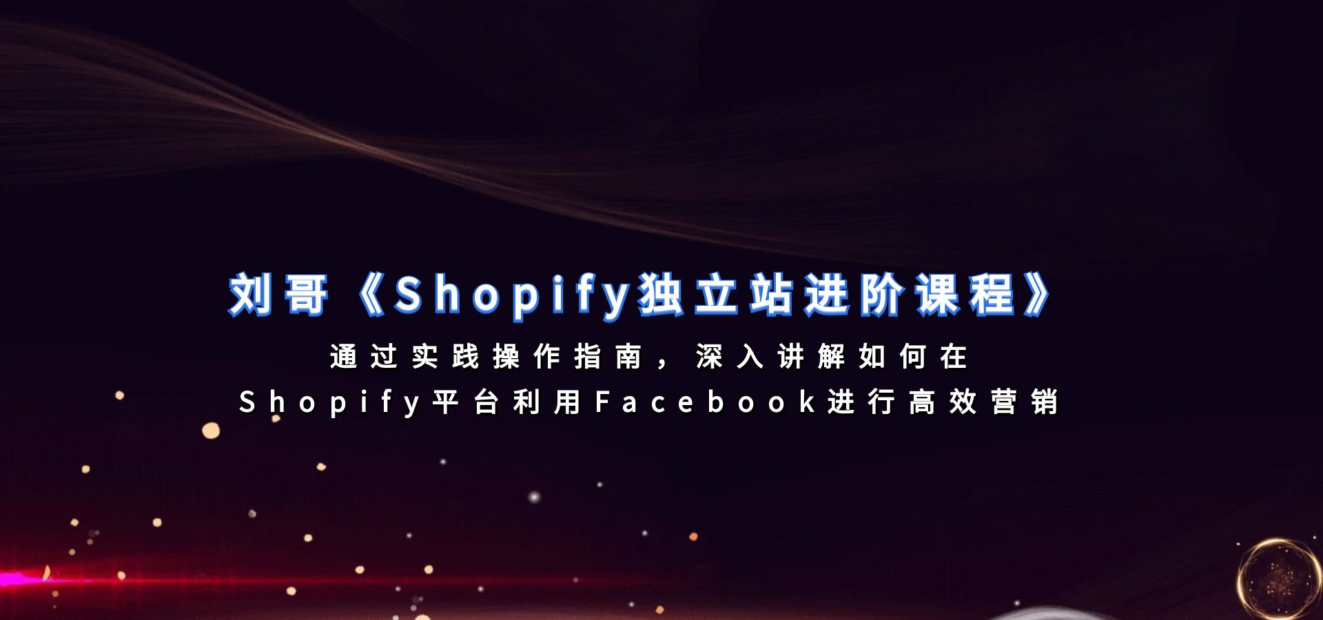刘哥《Shopify独立站进阶课程》